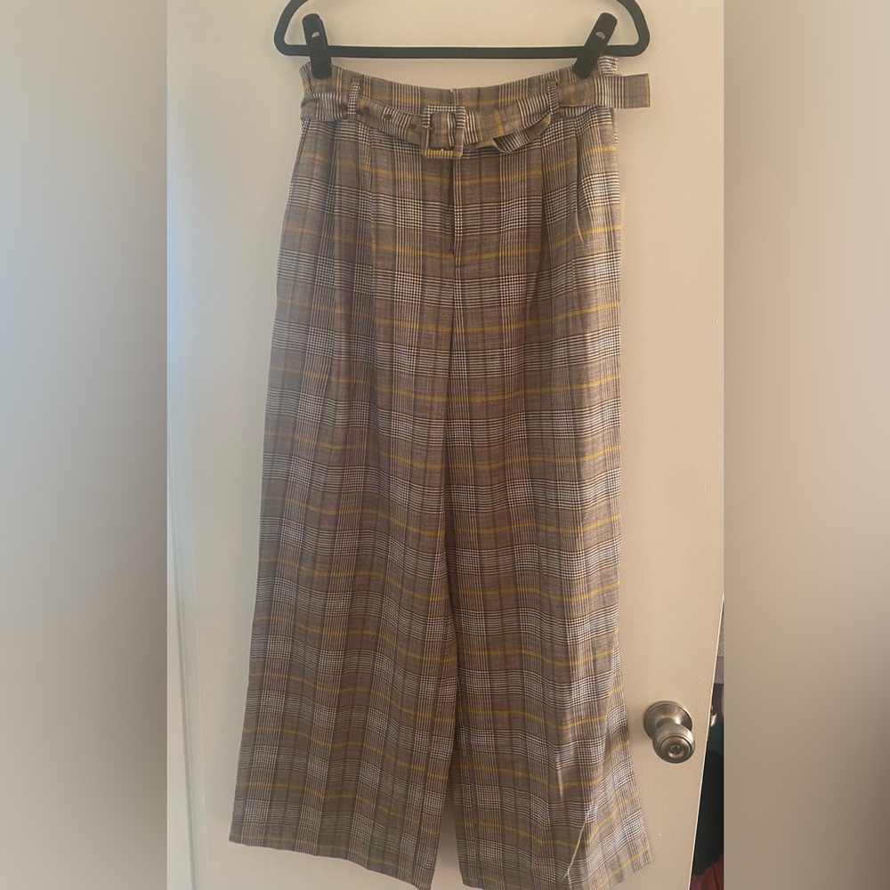 Multicolored wide leg trouser